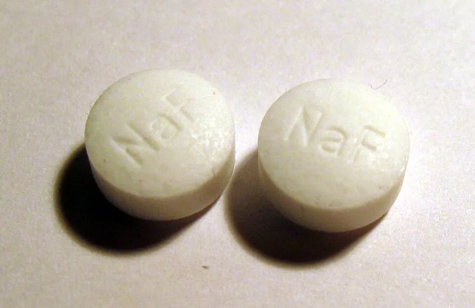 Fluorid sodný - v tabletách, na prevenciu zubného kazu